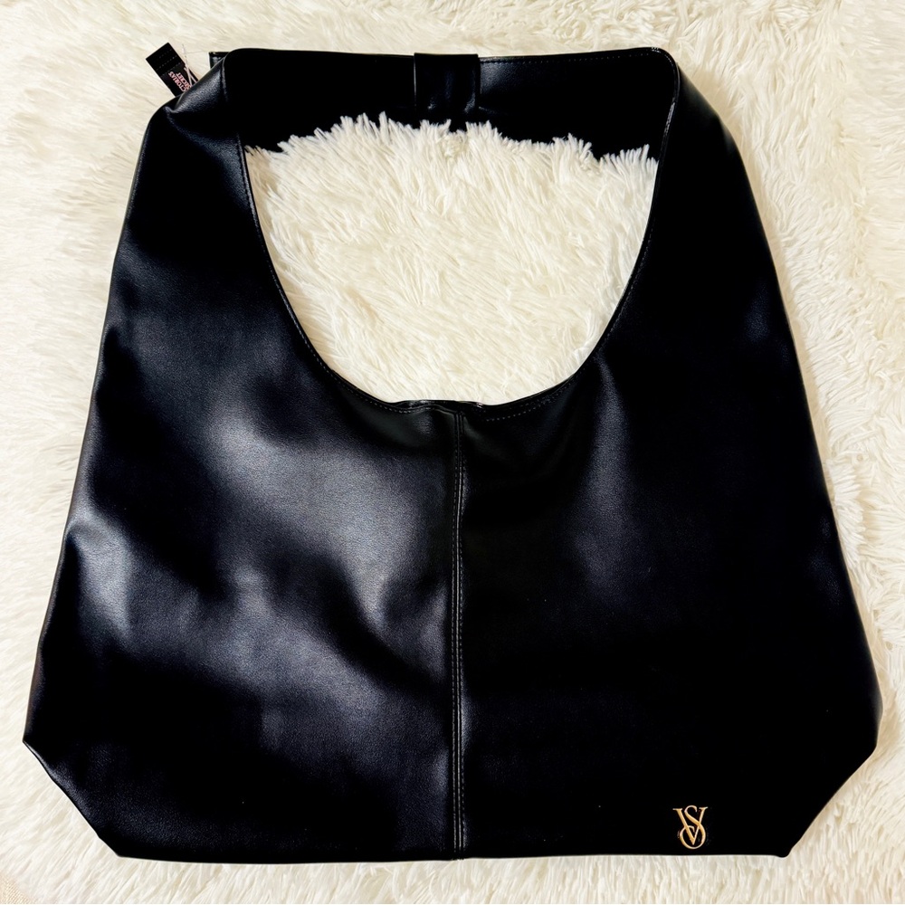 VICTORIA’S SECRET BOW TOTE BAG BLACK BRAND NEW WITH TAG